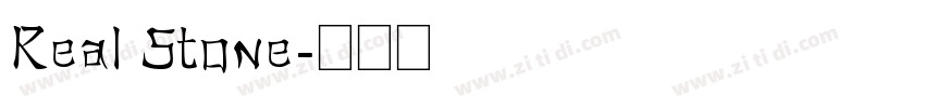 Real Stone字体转换